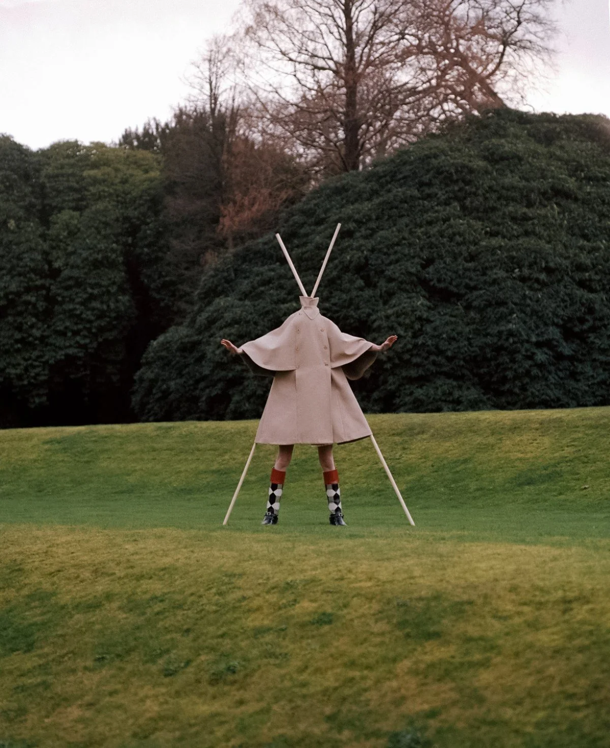 Julia Hafstrom Explores Fashion and Occult in Vogue Poland